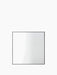 A square Audo Copenhagen Bath Mirror with a thin black frame, shown front-on against a plain white background.