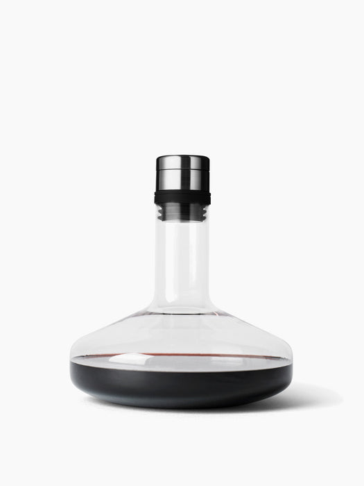 Wine Breather Carafe, Deluxe - Glass Clear | Steel