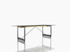 Brut Dining Table anthracite fume glass grey smoke - studio