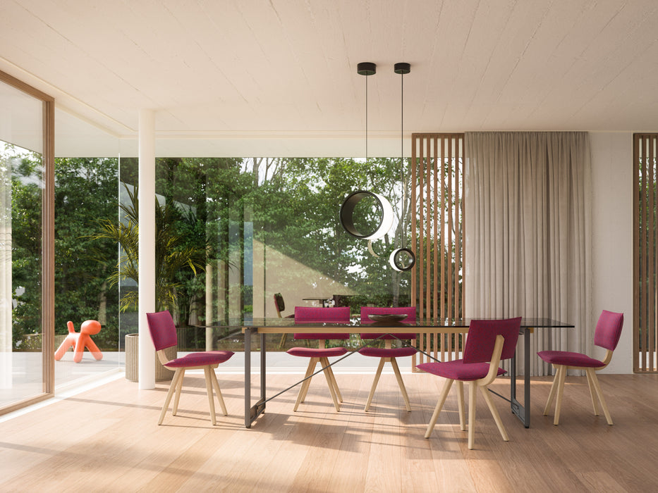 Brut Dining Table natural smoked - ambient