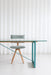 Brut Dining Table ash clear glass green oak tinted - ambient