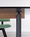Brut Dining Table anthracite ash black glass grey smoked - ambient