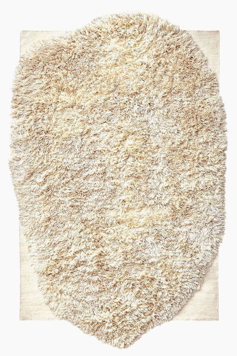 Alga Rug - Off White - Hand Knotted + Hand Loomed - 55% Afghan wool + 45% NZ wool - nanimarquina