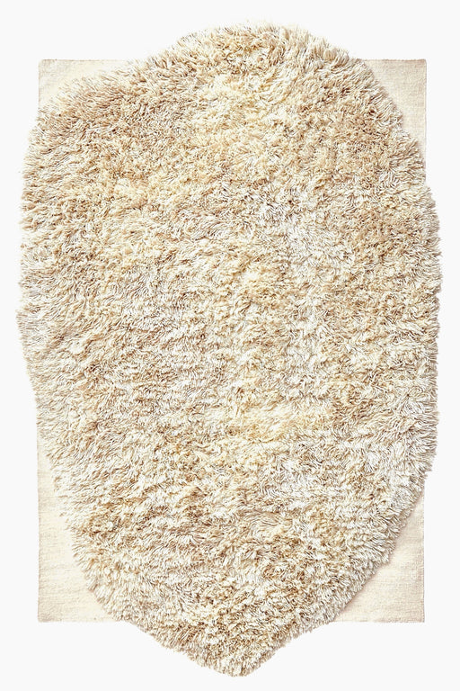 Alga Rug - Off White - Hand Knotted + Hand Loomed - 55% Afghan wool + 45% NZ wool - nanimarquina