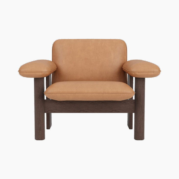 Brasilia Lounge Chair, Low Back, Textile - Dunes Camel 21004