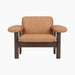 Brasilia Lounge Chair, Low Back, Textile - Dunes Camel 21004