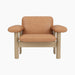 Brasilia Lounge Chair, Low Back, Textile - Dunes Camel 21004