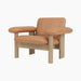 Brasilia Lounge Chair, Low Back, Textile - Dunes Camel 21004