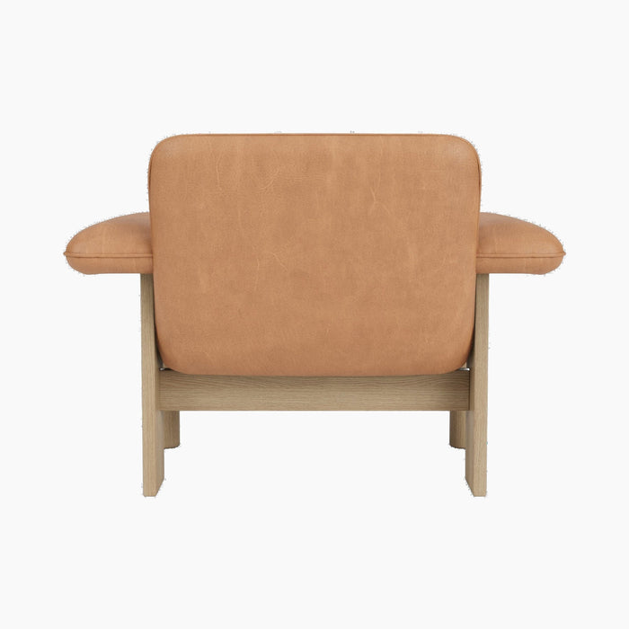 Brasilia Lounge Chair, Low Back, Textile - Dunes Camel 21004