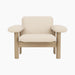 Brasilia Lounge Chair, Low Back, Textile - Logan Jasmine