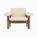 Brasilia Lounge Chair, Low Back, Textile - Logan Jasmine