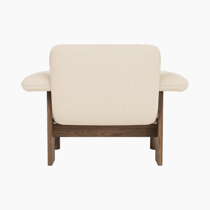 Brasilia Lounge Chair, Low Back, Textile - Logan Jasmine