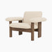 Brasilia Lounge Chair, Low Back, Textile - Logan Jasmine