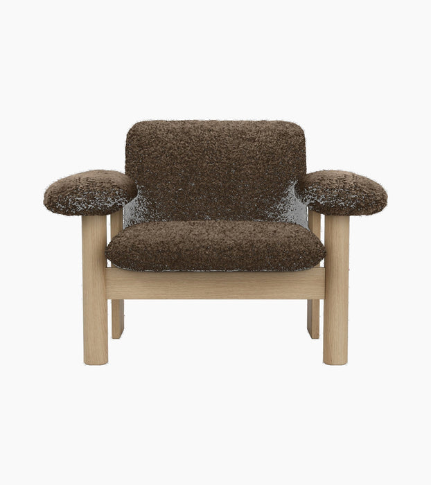 Brasilia Lounge Chair, Low Back, Sheepskin - Sheepskin Root
