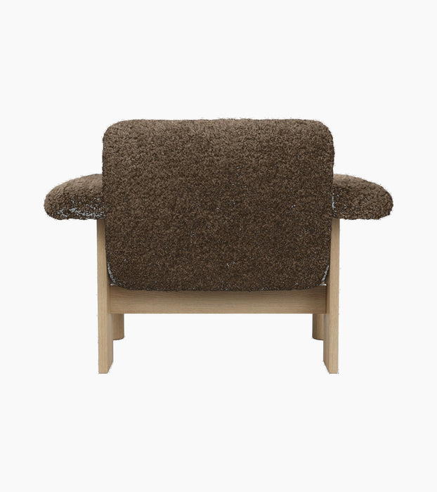 Brasilia Lounge Chair, Low Back, Sheepskin - Sheepskin Root