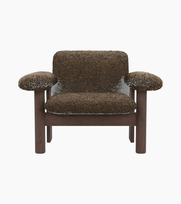 Brasilia Lounge Chair, Low Back, Sheepskin - Sheepskin Root