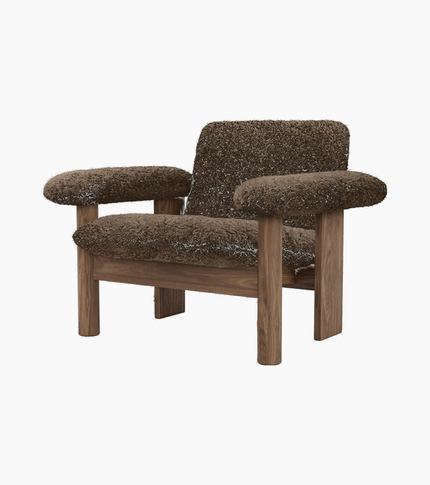 Brasilia Lounge Chair, Low Back, Sheepskin - Sheepskin Root