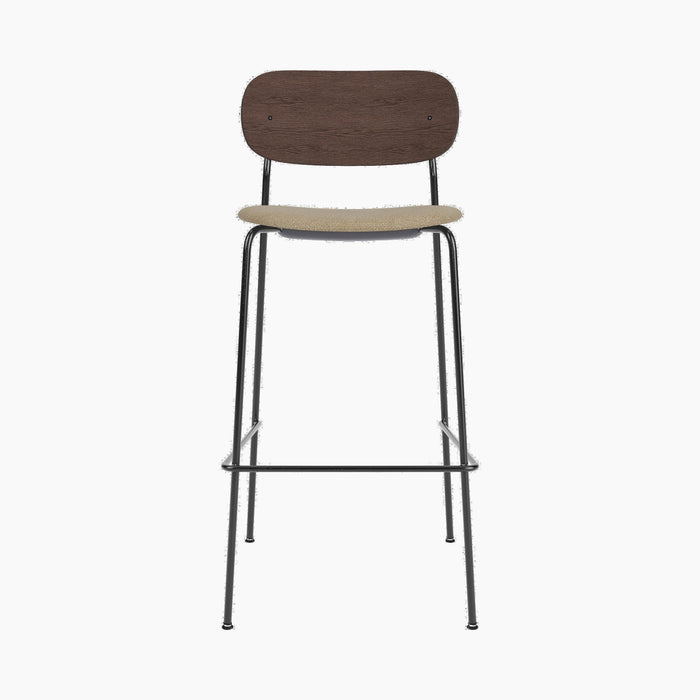Co Bar Chair, Seat Upholstered - Audo Bouclé 02