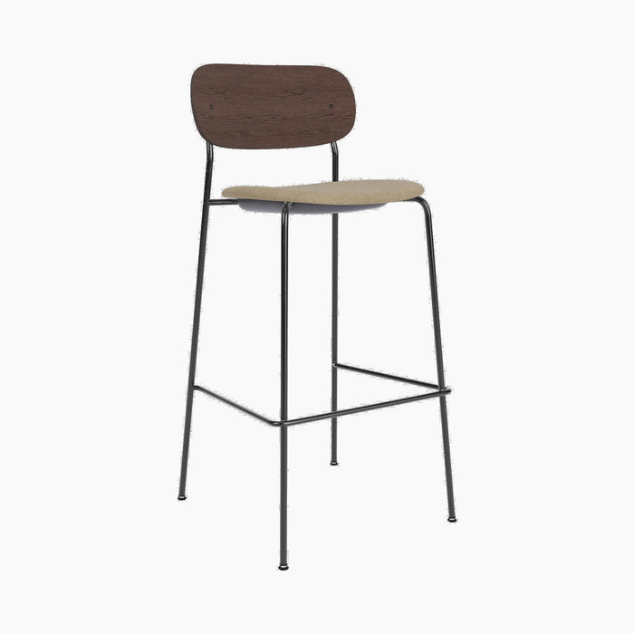 Co Bar Chair, Seat Upholstered - Audo Bouclé 02
