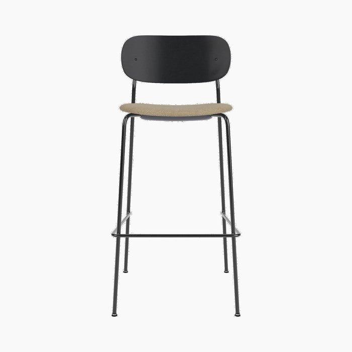 Co Bar Chair, Seat Upholstered - Audo Bouclé 02