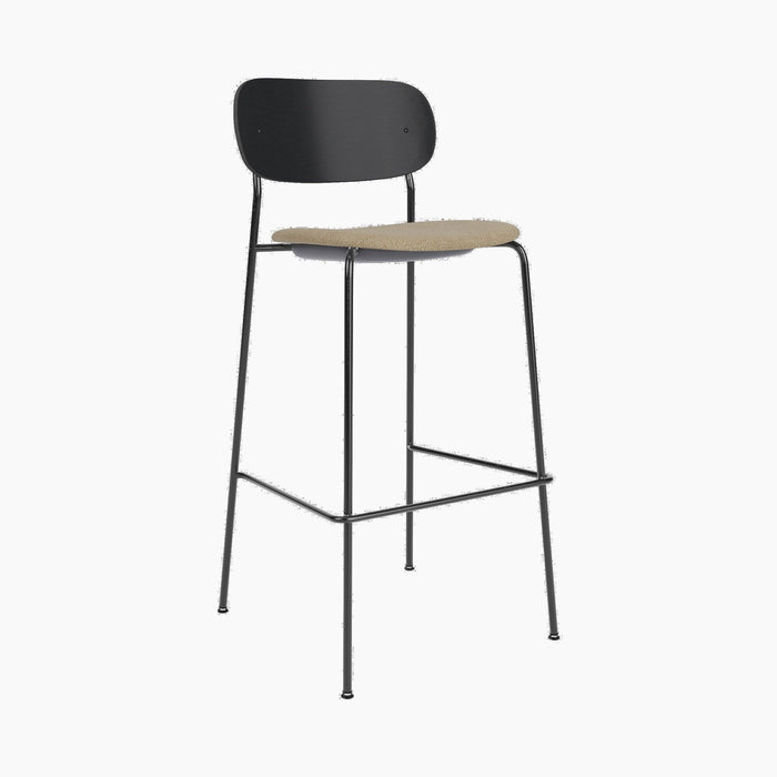 Co Bar Chair, Seat Upholstered - Audo Bouclé 02
