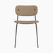 Co Dining Chair, fully upholstered, Black - Audo Bouclé 02