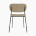 Co Dining Chair, fully upholstered, Black - Audo Bouclé 02