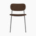 Co Dining Chair, fully upholstered, Black - Audo Bouclé 07