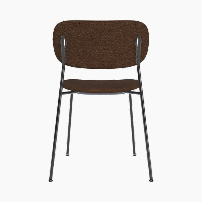 Co Dining Chair, fully upholstered, Black - Audo Bouclé 07