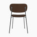 Co Dining Chair, fully upholstered, Black - Audo Bouclé 07