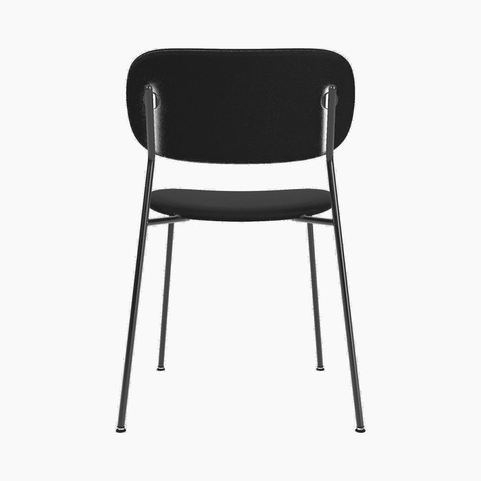 Co Dining Chair, fully upholstered, Black - Sierra 1001