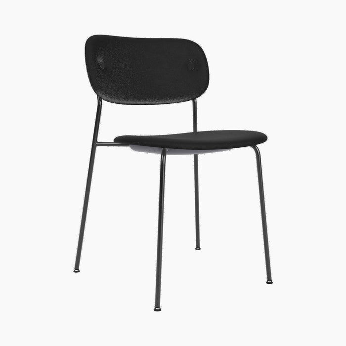 Co Dining Chair, fully upholstered, Black - Sierra 1001