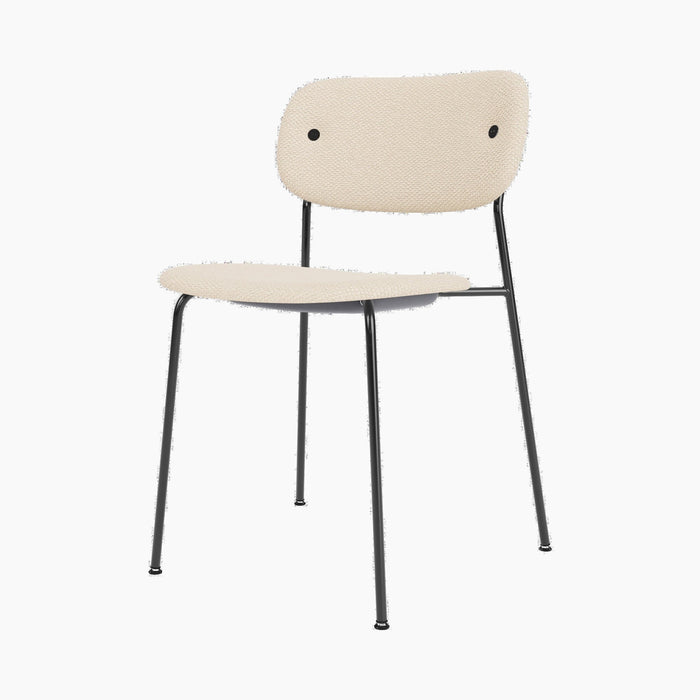 Co Dining Chair, fully upholstered, Black - Logan Jasmine