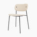 Co Dining Chair, fully upholstered, Black - Logan Jasmine