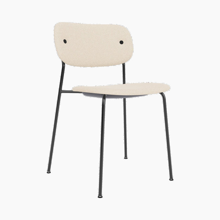 Co Dining Chair, fully upholstered, Black - Logan Jasmine