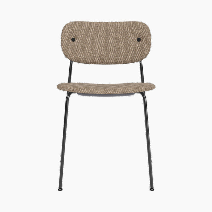 Co Dining Chair, fully upholstered, Black - Logan Flint