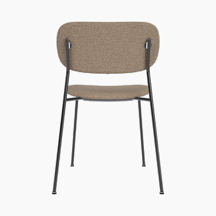 Co Dining Chair, fully upholstered, Black - Logan Flint