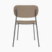 Co Dining Chair, fully upholstered, Black - Logan Flint
