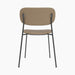 Co Dining Chair, fully upholstered, Black - Sierra 1611