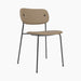 Co Dining Chair, fully upholstered, Black - Sierra 1611