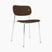 Co Dining Chair, fully upholstered, Chrome - Audo Bouclé 07