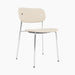 Co Dining Chair, fully upholstered, Chrome - Logan Jasmine