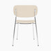 Co Dining Chair, fully upholstered, Chrome - Logan Jasmine