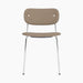 Co Dining Chair, fully upholstered, Chrome - Logan Flint