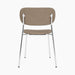Co Dining Chair, fully upholstered, Chrome - Logan Flint
