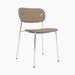 Co Dining Chair, fully upholstered, Chrome - Logan Flint