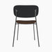 Co Dining Chair, upholstered seat, Black Frame - Audo Bouclé 07