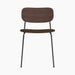 Co Dining Chair, upholstered seat, Black Frame - Audo Bouclé 07