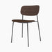 Co Dining Chair, upholstered seat, Black Frame - Audo Bouclé 07