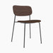 Co Dining Chair, upholstered seat, Black Frame - Audo Bouclé 07